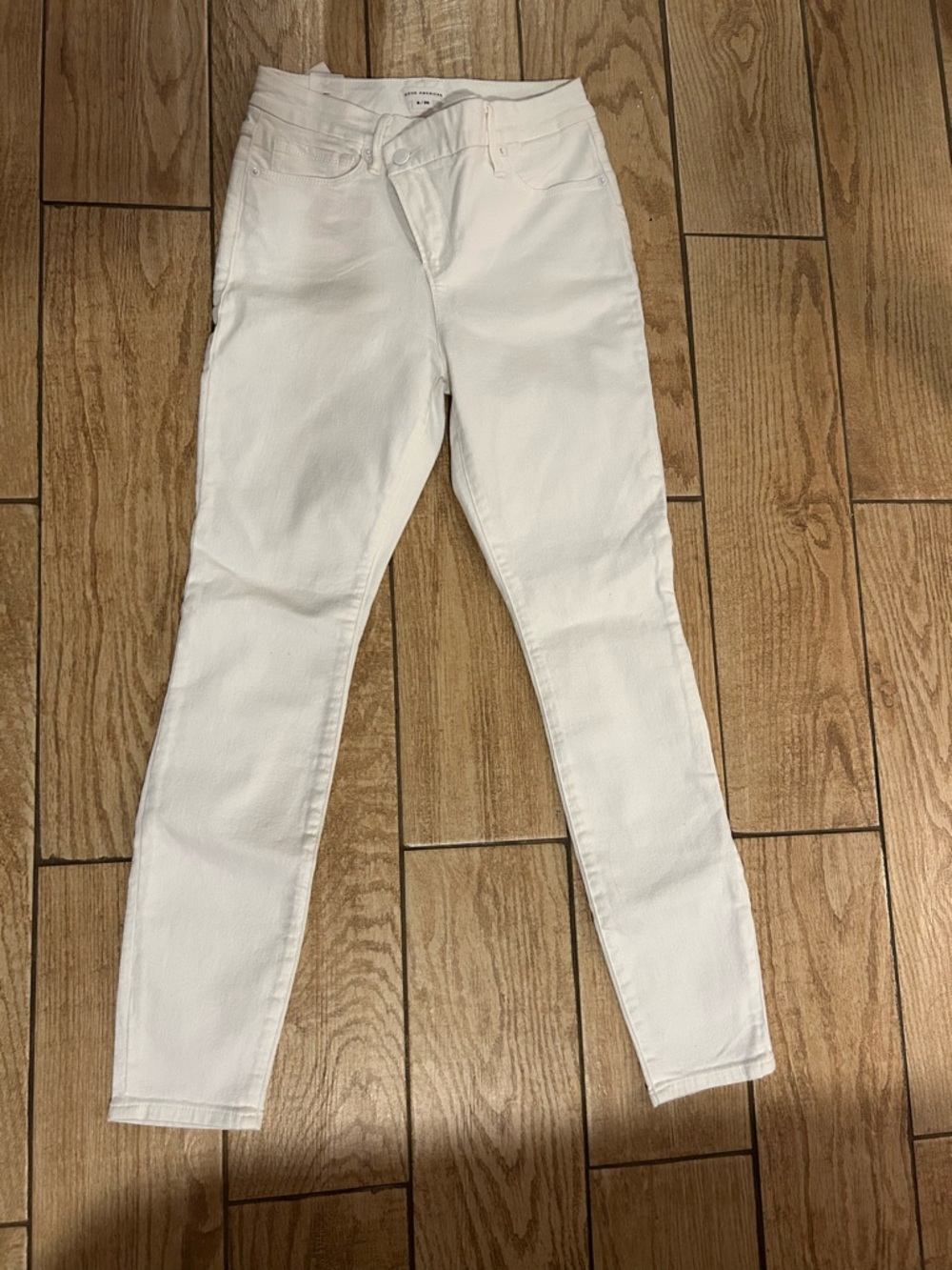 Good American White Skinny Jeans